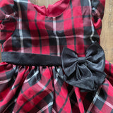 Plaid Ribbon Dress | 12-18 mo | Bonnie Baby