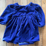 Blue Velvet Dress | 12-18 mo | Baby Gap
