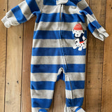 Fleece Zip Up Puppy Pjs | Carter's