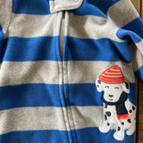 Fleece Zip Up Puppy Pjs | Carter's