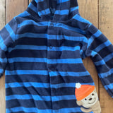 Fleece Stripe Jumpsuit | 12-18 mo | Carter's
