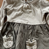 Stripe Cat Dress | 12-18 mo | Carter's