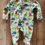 Bright Dinosaurs Zip Up Pajama | Old Navy