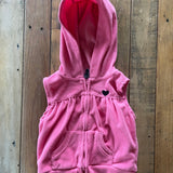 Pink Heart Fleece Vest | 12-18 mo | Carter's