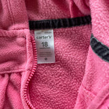 Pink Heart Fleece Vest | 12-18 mo | Carter's