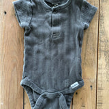 Grey Ribbed Henley | Gerber