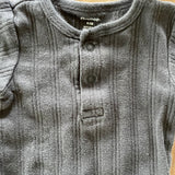 Grey Ribbed Henley | Gerber