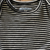 Black Striped Short Sleeve Onesie | Carter's