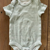 Delicate Stripes Short Sleeve Onesie | Laughing Llama
