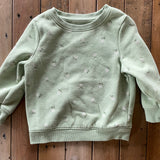 Green Flower Sweater | 12-18 mo | Cat & Jack