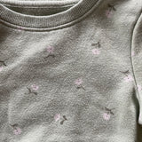 Green Flower Sweater | 12-18 mo | Cat & Jack
