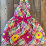 Sun Dress w/ Flowers Halter Dress | 18-24 mo | Blueberi Boulevard