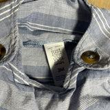 Blue Stripe Romper | 0-3 mo | Carter's