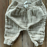 Beige Muslin Pants | Old Navy
