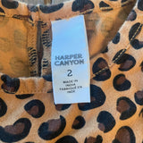 Leopard Ruffle Romper | 2T | Harper Canyon
