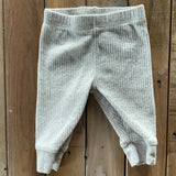 Grey Ribbed Pants | Easy Peasy