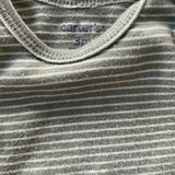 Green Striped Long Sleeve Onesie | Carter's