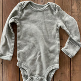 Grey Striped Long Sleeve Onesie | Carter's