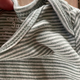 Grey Striped Long Sleeve Onesie | Carter's