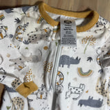 Safari Zip Up Pajama | newborn | Gerber