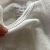 Plain White Long Sleeve Onesie | Carter's