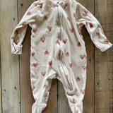 Doodle Hearts Zip Up Pajama | Old Navy