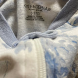 Blue Floral Zip Up Pajama | Kyle + Deena
