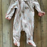 Pink Patterns Zip Up Pajama | Cloud Island