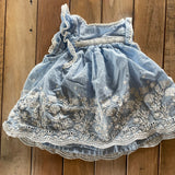 Blue Doily Dress | Unbranded