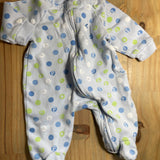Polkadots  Zip Up Pajama | newborn