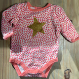 Pink Star Onesie | newborn