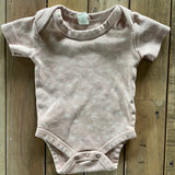 Organic Delicate Flower Short Sleeve Onesie | Colored Organics