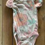 Retro Flowers Short Sleeve Onesie | Carter's
