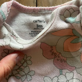 Retro Flowers Short Sleeve Onesie | Carter's