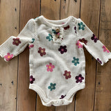 Fun Flowers Waffle Long Sleeve Henley | Garanimals