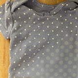 Gray Polkadots Onesie | newborn | Carter's