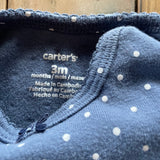 Blue Polka Dot Long Sleeve Onesie | Carter's