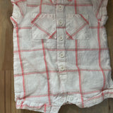 Plaid Romper | newborn | Cat & Jack