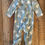 Blue Birds Zip Up Pajama | 3-6 mo | Carter's