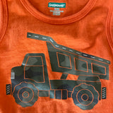 Orange Truck Onesie | 18-24 mo | Garanimals