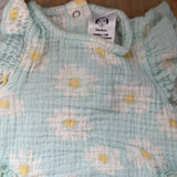 Floral Ruffle Romper | newborn | Gerber