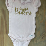 Beautiful Little Princess Onesie | newborn