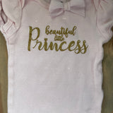 Beautiful Little Princess Onesie | newborn