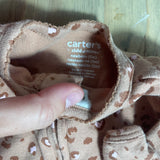 Leopard  Zip Up Pajama | newborn | Carter's