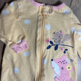 Yellow Fox Zip Up Pajama | newborn | Gerber