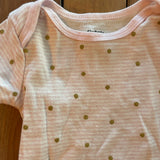 Gold Polka Dot Onesie