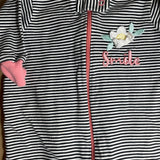 Smile Stripe Zip Up Pajama | newborn | Gerber