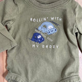 Rollin' With My Daddy Onesie | 0-3 mo | Carter's