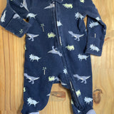 Dino Zip Up Pajama | 0-3 mo | Carter's