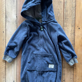 Navy Fleece Zip Up Jumpsuit | Carter's